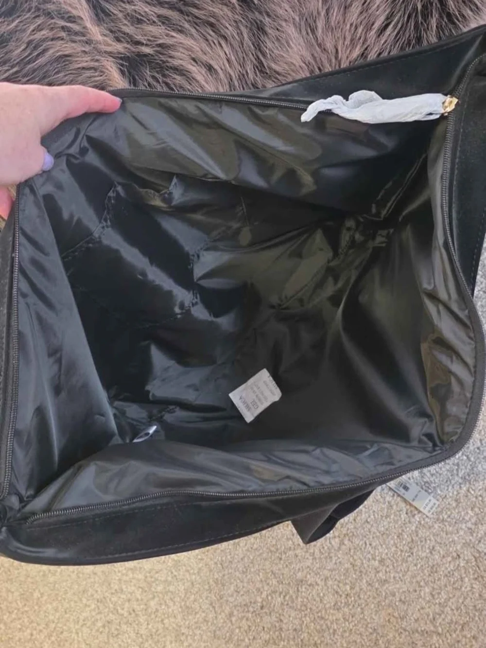 Victoria's Secret Black VSX Logo Canvas Tote